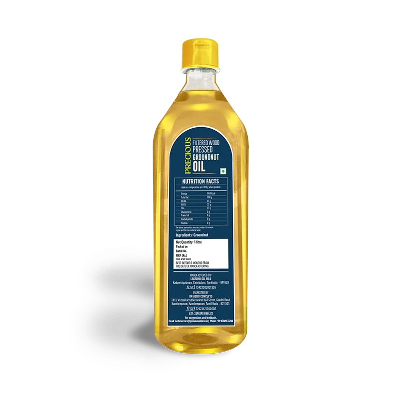 Wood Pressed Groundnut Oil - Precious