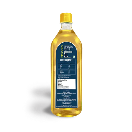 Wood Pressed Groundnut Oil - Precious