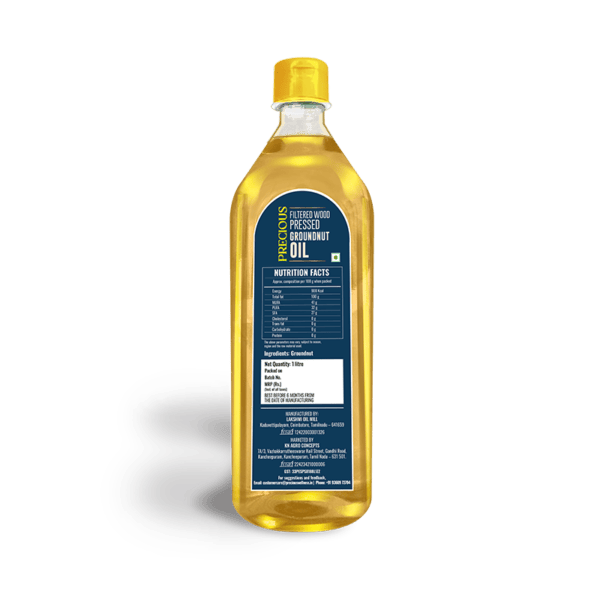 Wood Pressed Groundnut Oil - Image 3
